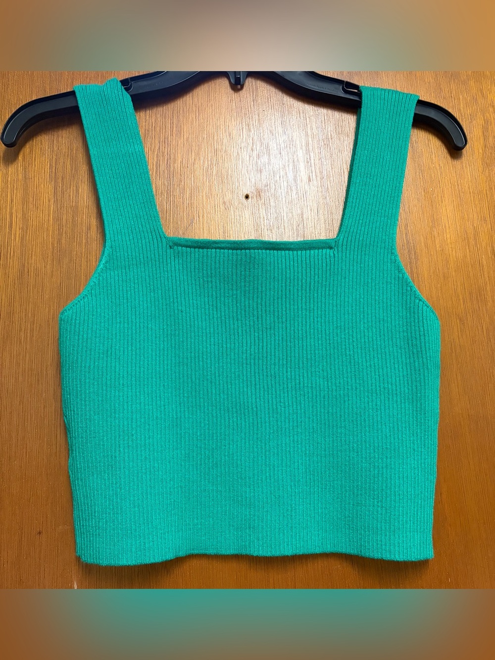 Women's Square Neck Knit Tank Top